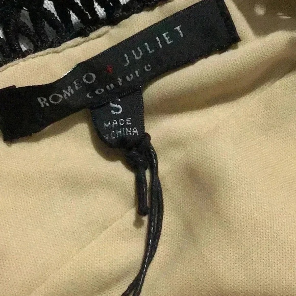 Romeo + Juliet Couture Lace Dress Black Sz Small - Picture 8 of 11